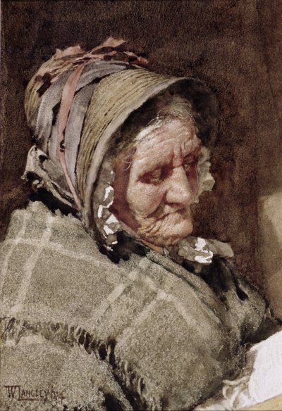 Eine Newlyn-Fischfrau, 1894 von Walter Langley